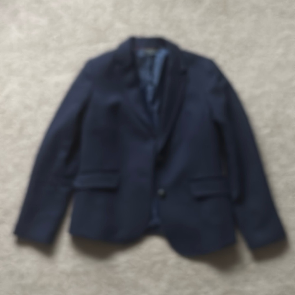 Talbots navy blue blazer